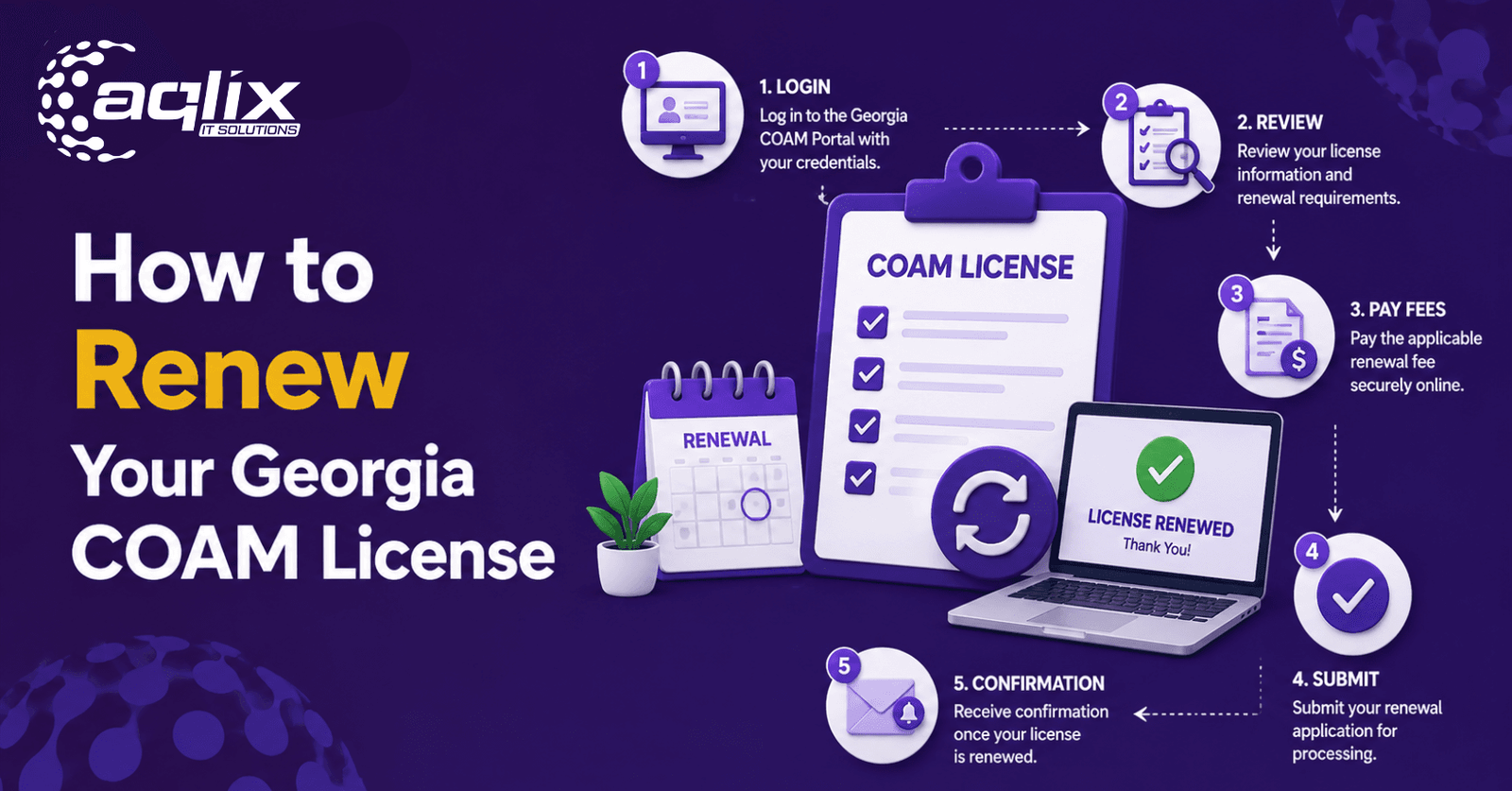 How to Renew Your Georgia COAM License